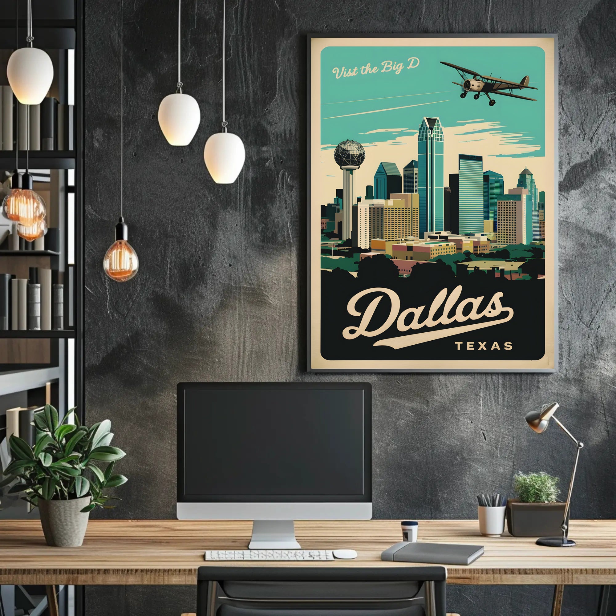 Visit Dallas, Texas Poster