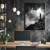 Serene Japanese Landscape: Tranquil Nature Scene Poster PosterGoat