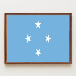 Micronesia, Federated States of Flag Poster