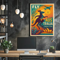 Explore Australia's Vibrant Beauty Travel Poster PosterGoat