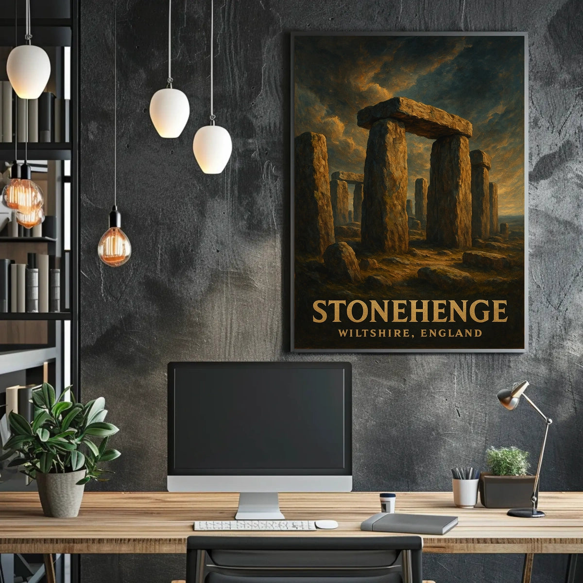 Stonehenge Wiltshire England Photography Wanderlust Poster