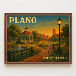 Heart of the Prairie Travel Poster Art Print
