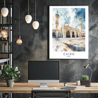 Cairo Architectural Splendor Poster PosterGoat
