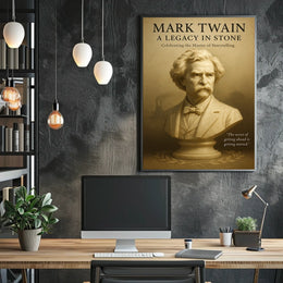 Mark Twain A Legacy in Stone Poster