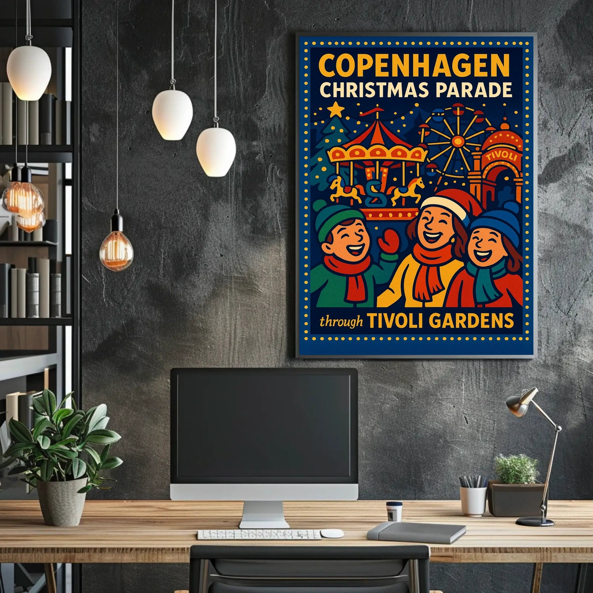 Copenhagen Christmas Parade Poster
