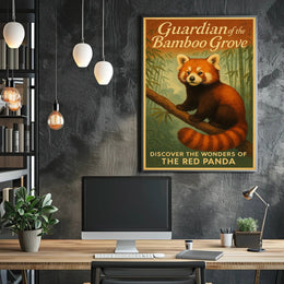 Guardian of the Bamboo Grove Poster PosterGoat