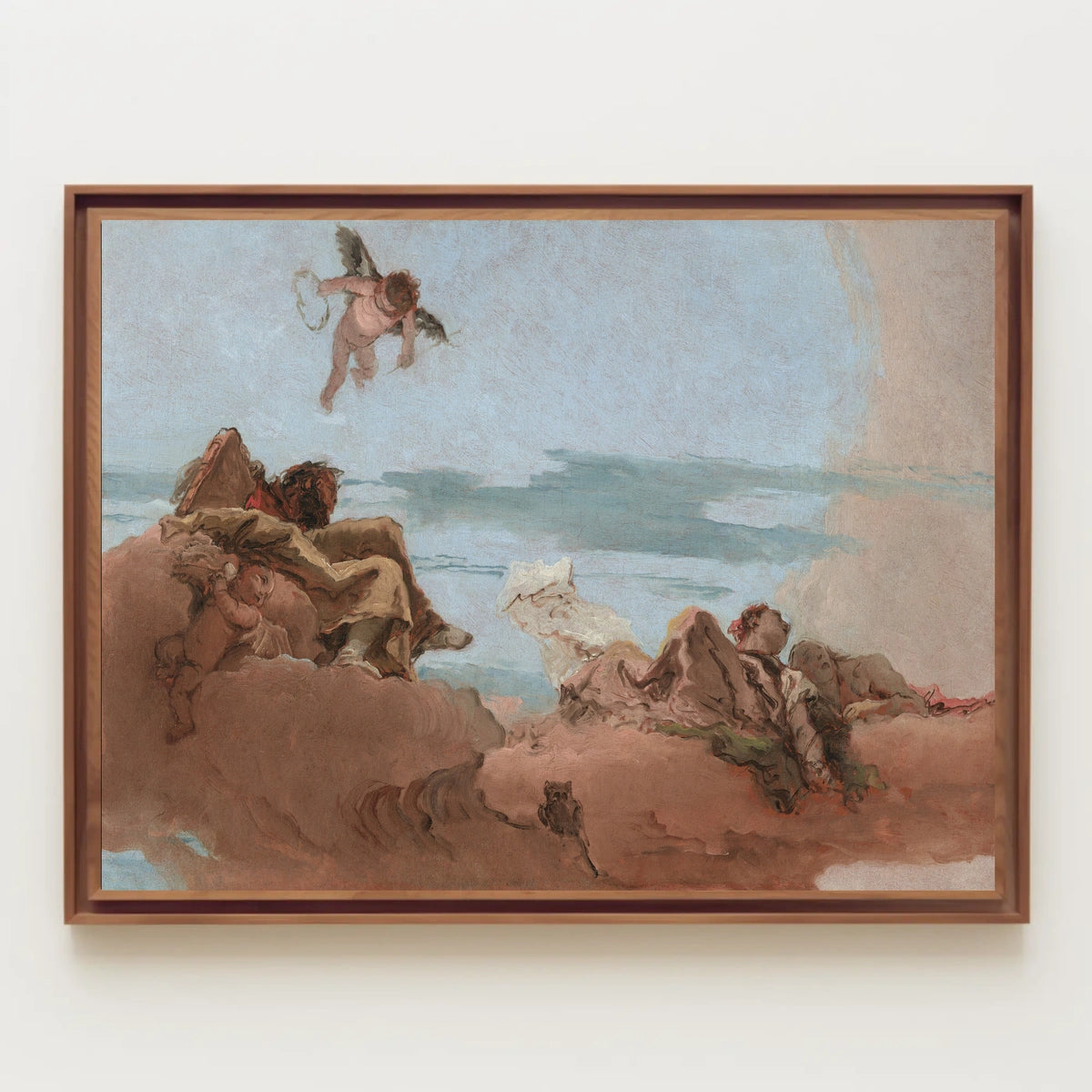 Divine Clouds and Cherubs Fantasy or Mythology Poster
