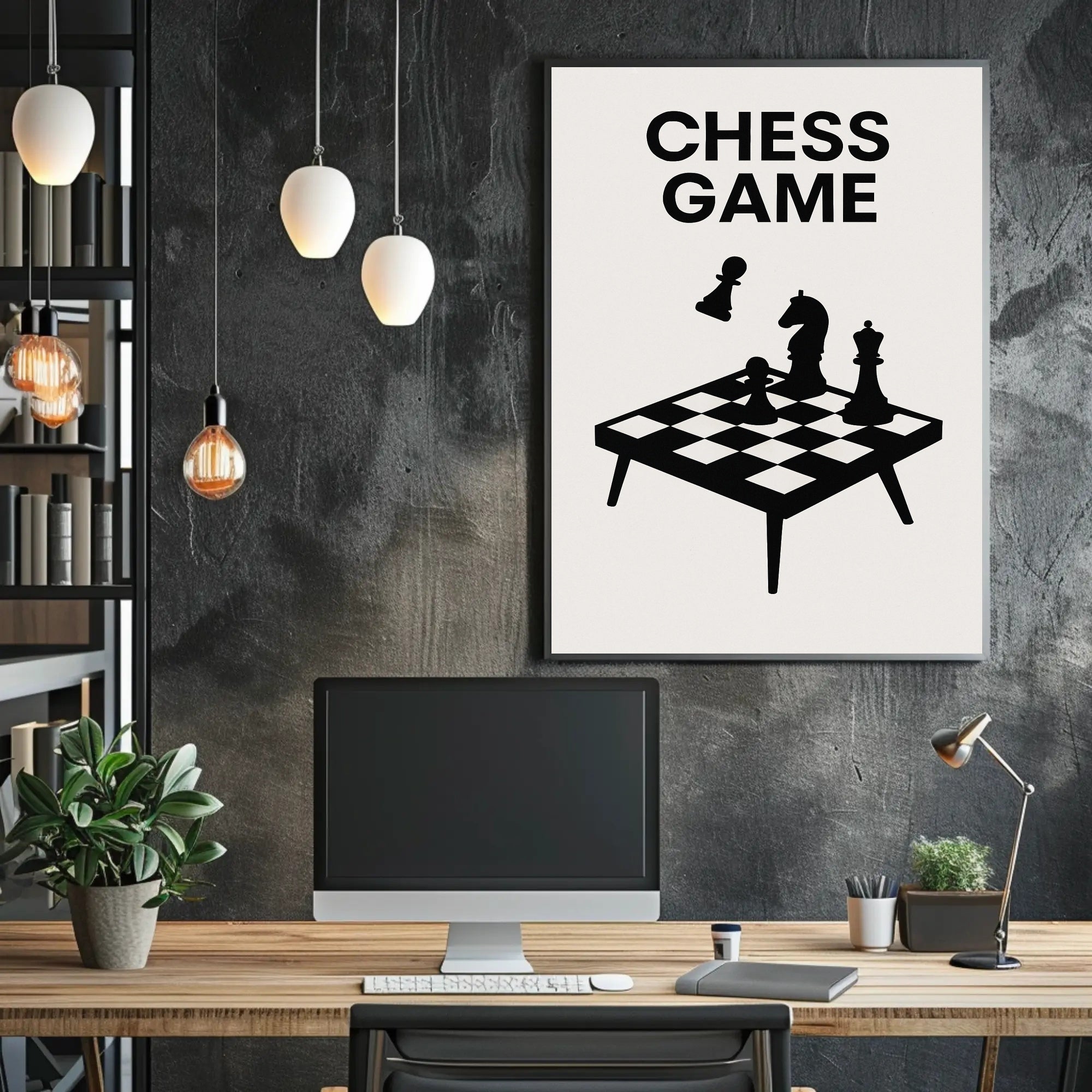 Chess Game Poster PosterGoat