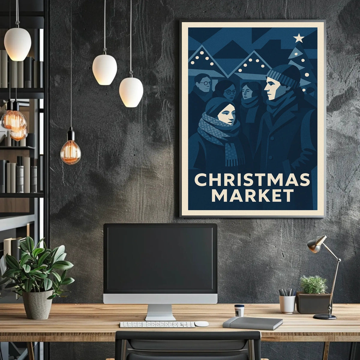 Christmas Market Celebration Poster