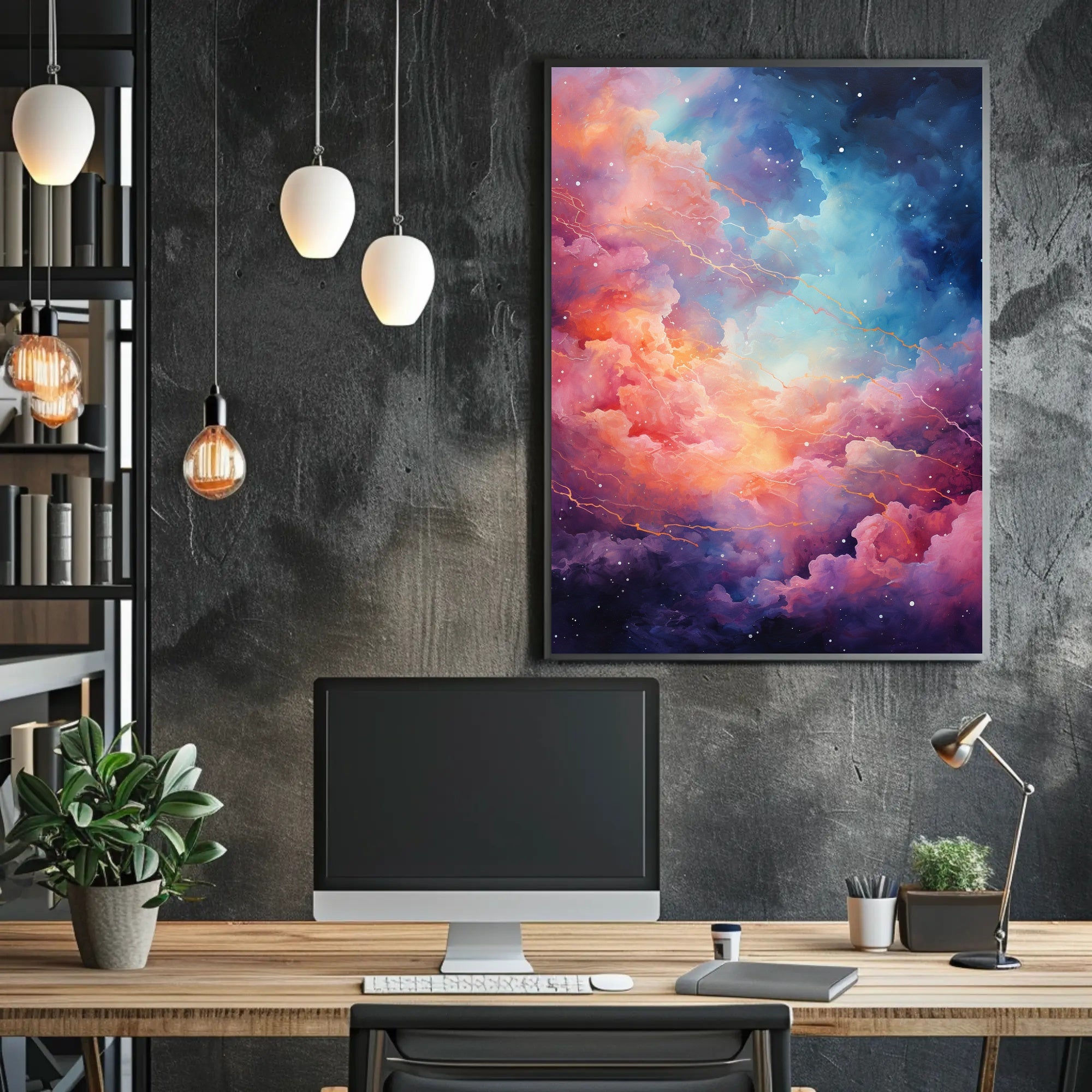 Celestial Dreamscape Poster PosterGoat