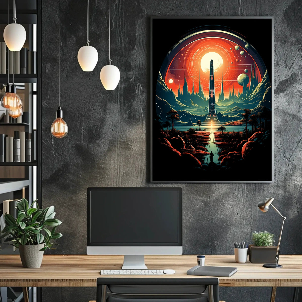 Cosmic Tower Poster