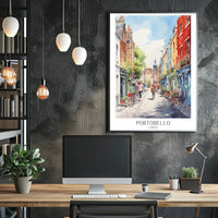 Portobello in London Poster PosterGoat