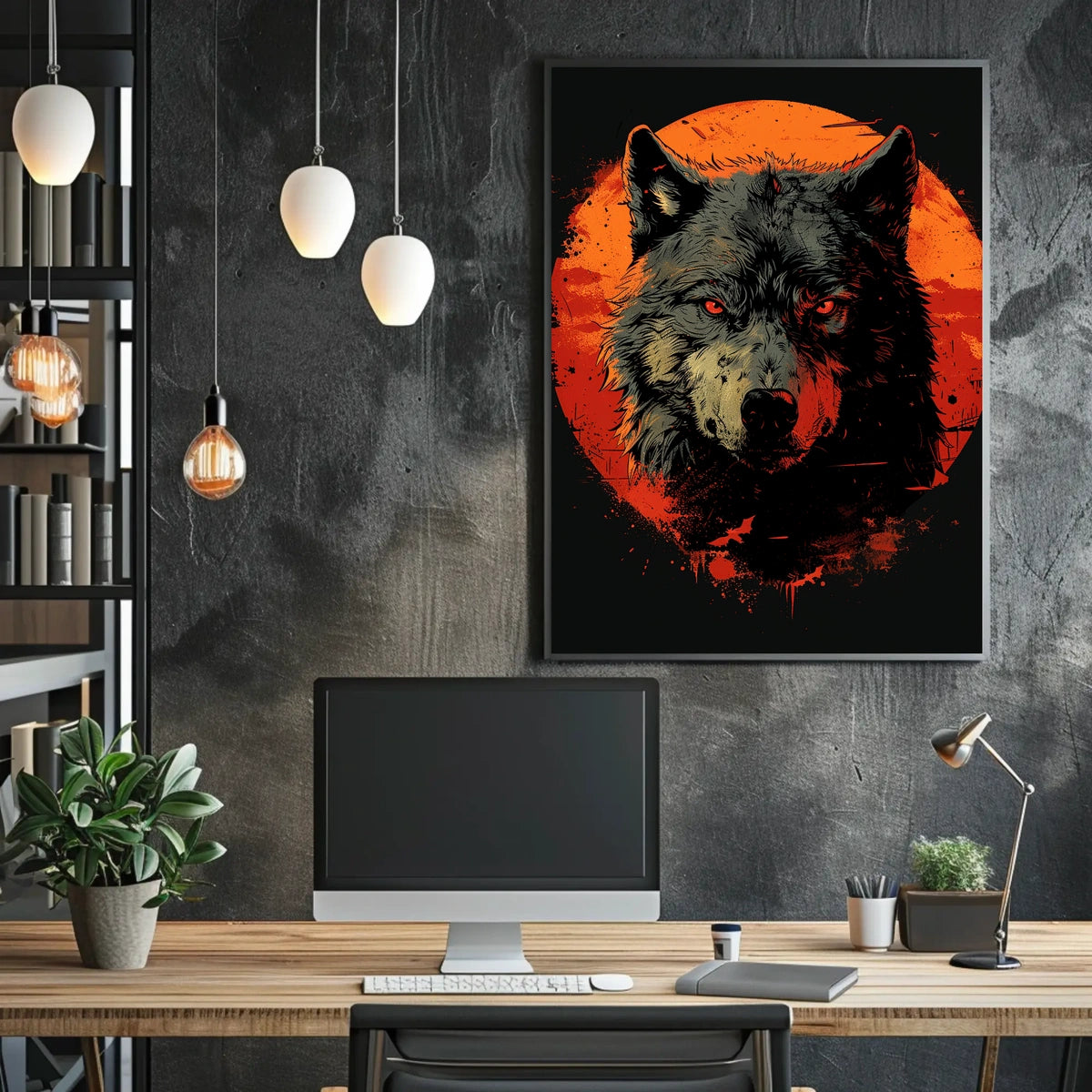 The Fierce Wolf Poster