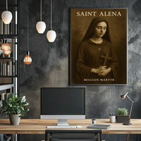 Saint Alena Belgian Martyr Poster