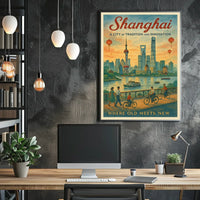Shanghai A City of Tradition and Innovation Poster