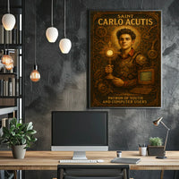 Saint Carlo Acutis Patron Of Youth And Poster