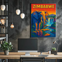Majestic Zimbabwe Poster