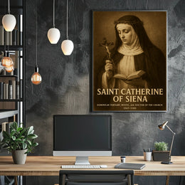 Saint Catherine Of Siena Poster