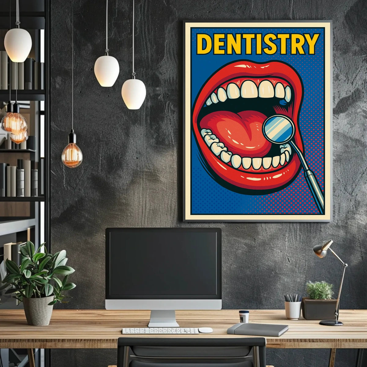 Vibrant Dentistry Promotion Poster