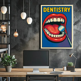 Vibrant Dentistry Promotion Poster