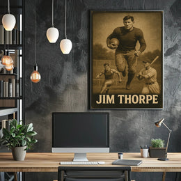 Jim Thorpe An Athletic Legend Poster