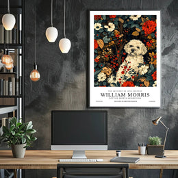 William Morris Vintage Arts and Crafts Animal Poster