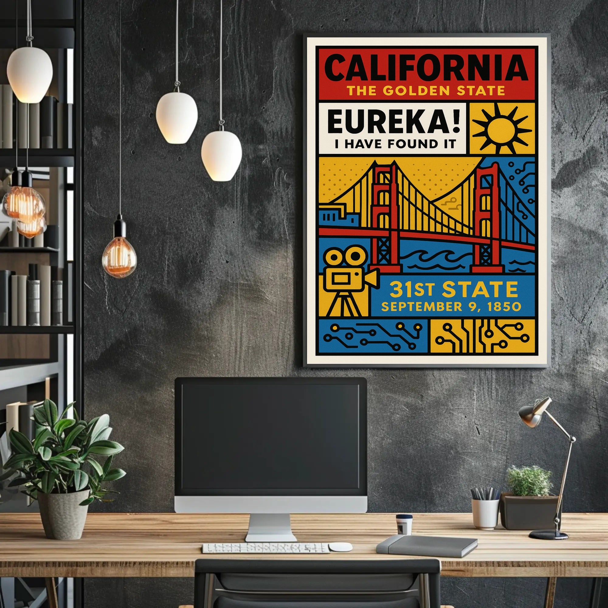 California's Iconic Heritage Poster
