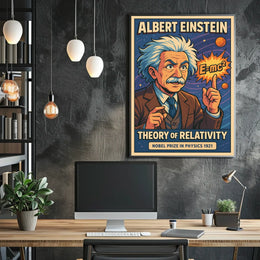 Albert Einstein Theory Of Relativity Poster