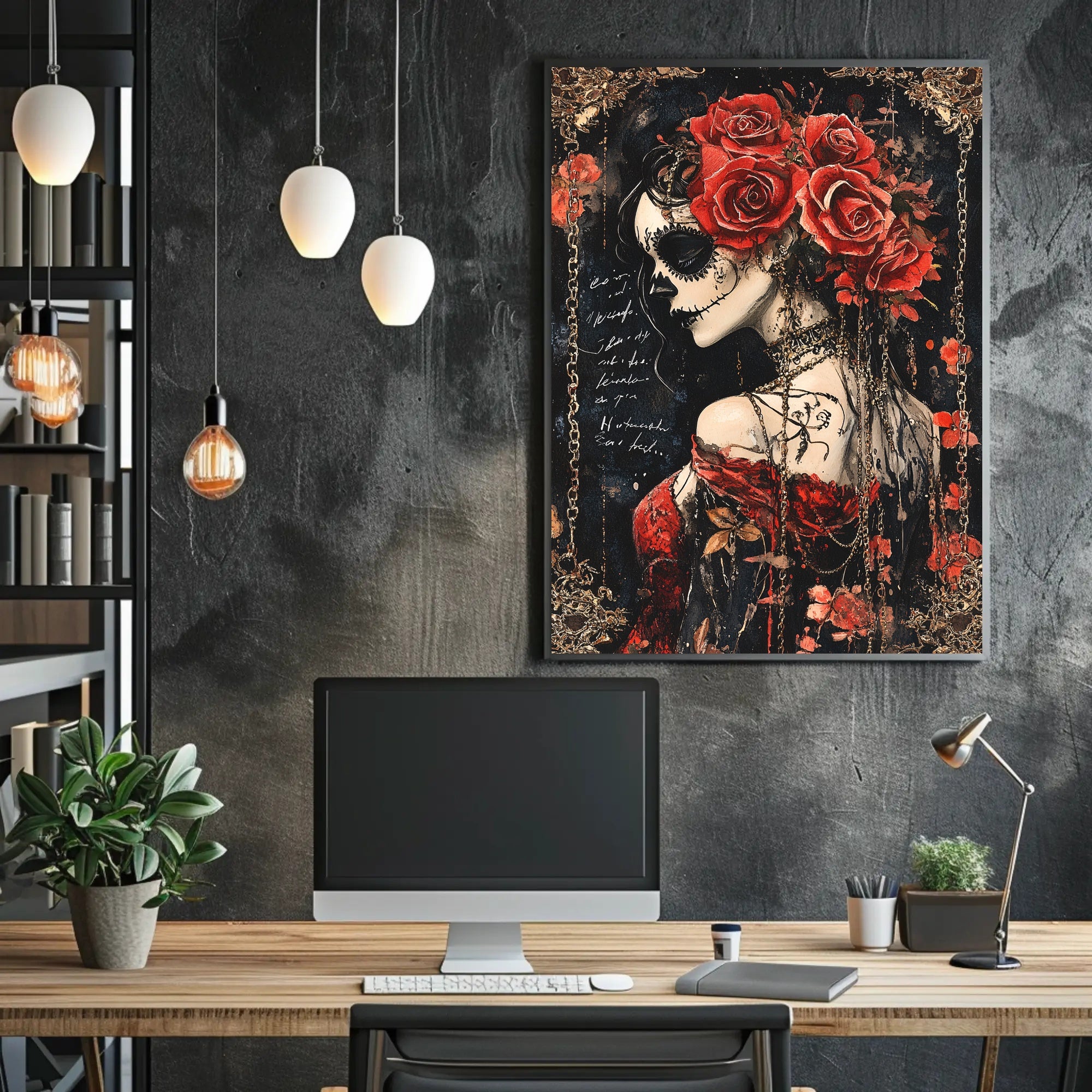 Day Of The Dead Elegance Poster