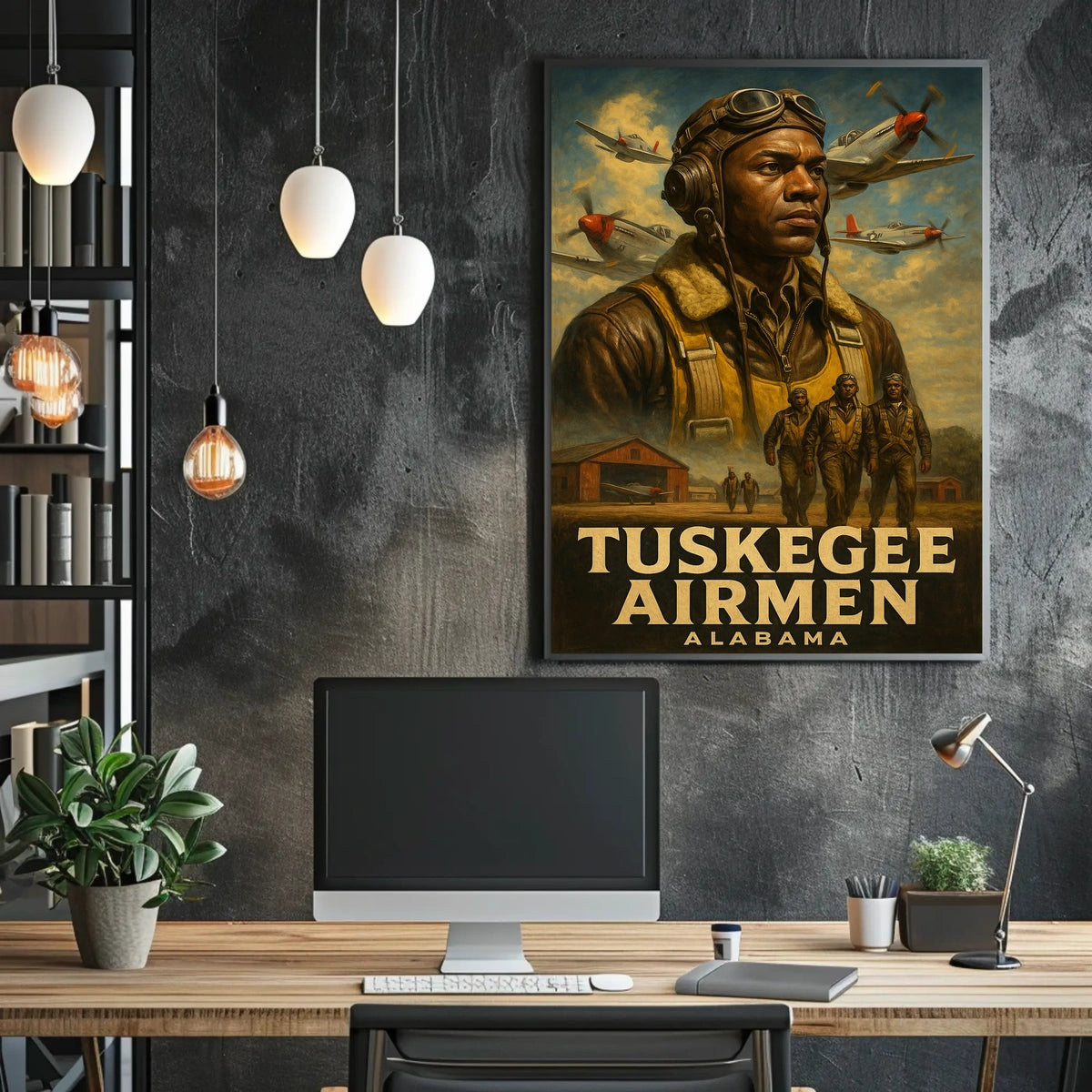 Tuskegee Airmen Alabama Poster