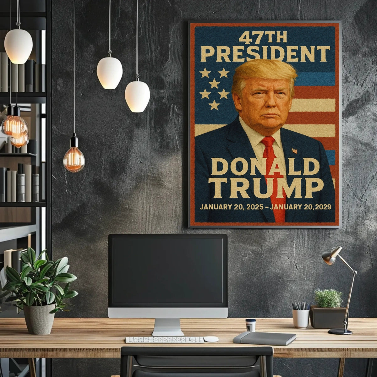 Donald Trump 47th President Poster