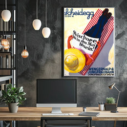 Scheidegg Ski Resort Promotion Poster