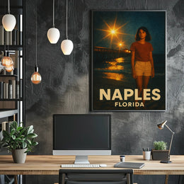 Naples, Florida Nighttime Serenity Poster