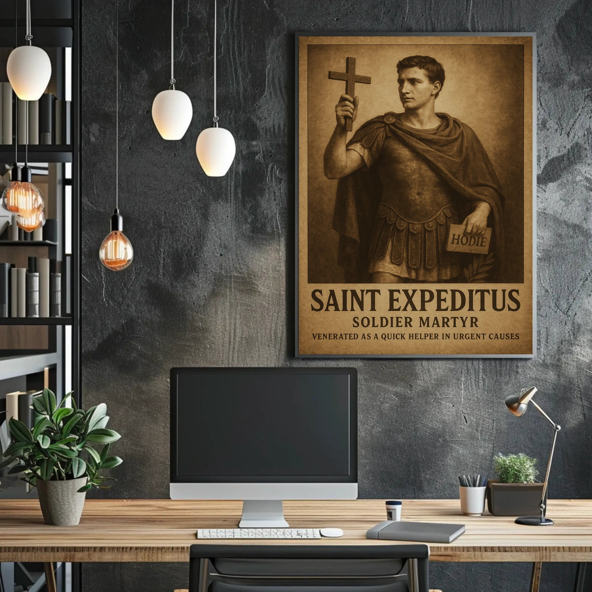 Saint Expeditus Soldier Martyr Poster