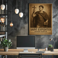 Saint Expeditus Soldier Martyr Poster