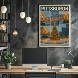 Winter In Pittsburgh Poster