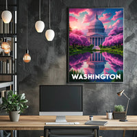 Washington in Bloom Poster