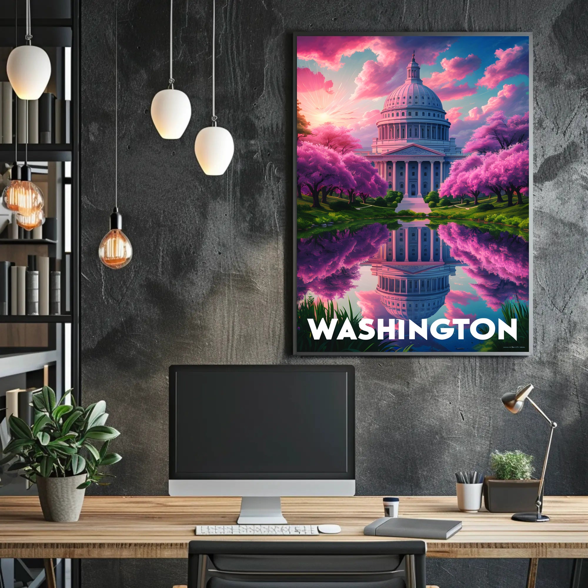 Washington in Bloom Poster