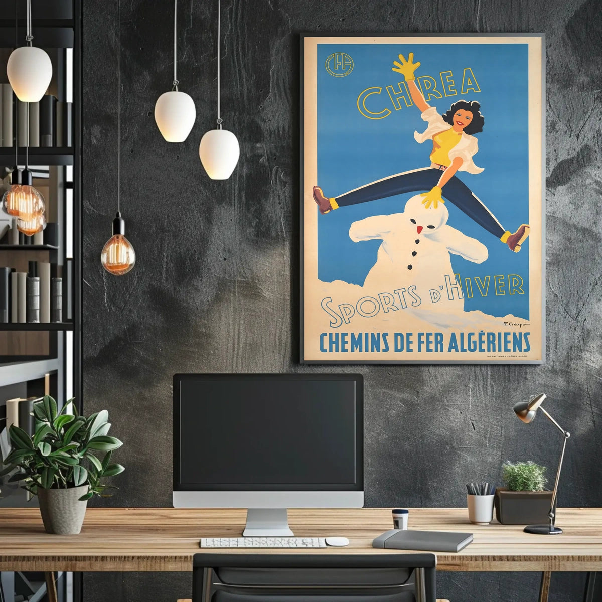 Chrea Winter Sports Poster
