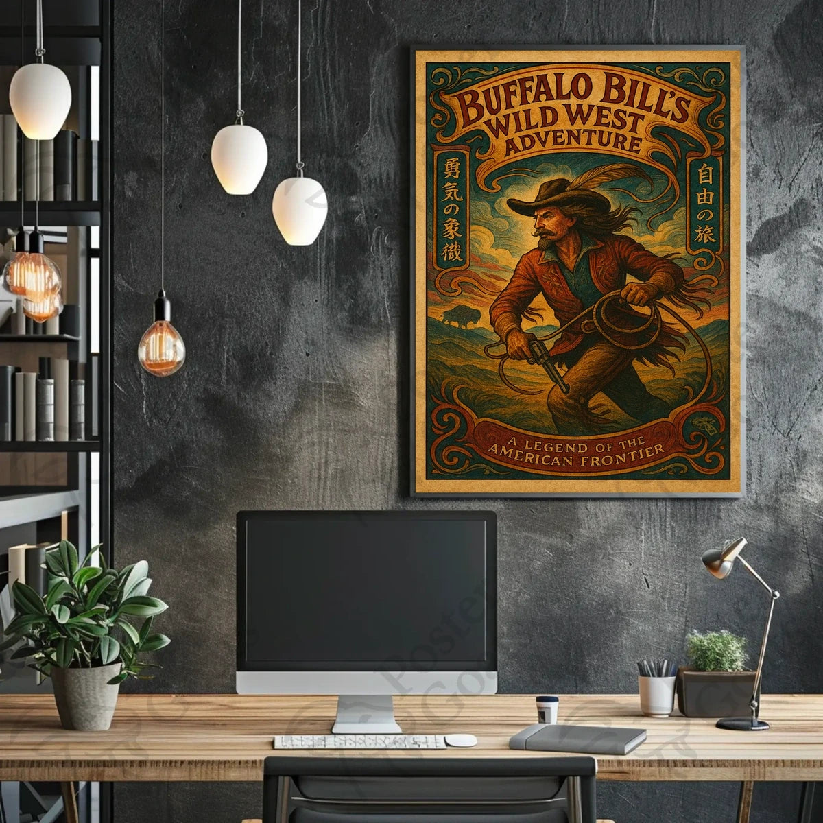 Buffalo Bill's Wild West Adventure Cultural Heritage Poster