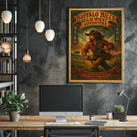 Buffalo Bill's Wild West Adventure Cultural Heritage Poster