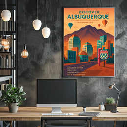 Discover Albuquerque Poster
