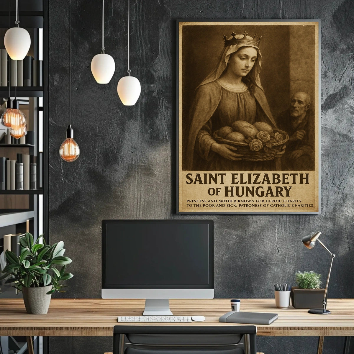 Saint Elizabeth Of Hungary Poster