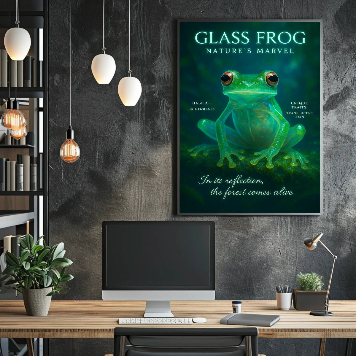 Glass Frog NatureS Marvel Poster