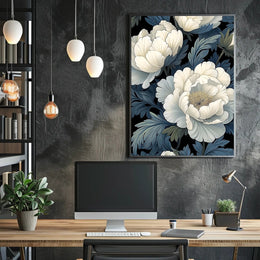 Floral Elegance Wall Art Print for Home Decor
