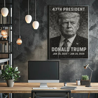 Donald Trump 47th President Poster