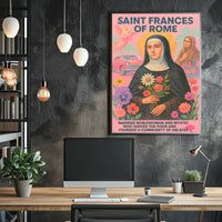 Saint Frances Of Rome Poster