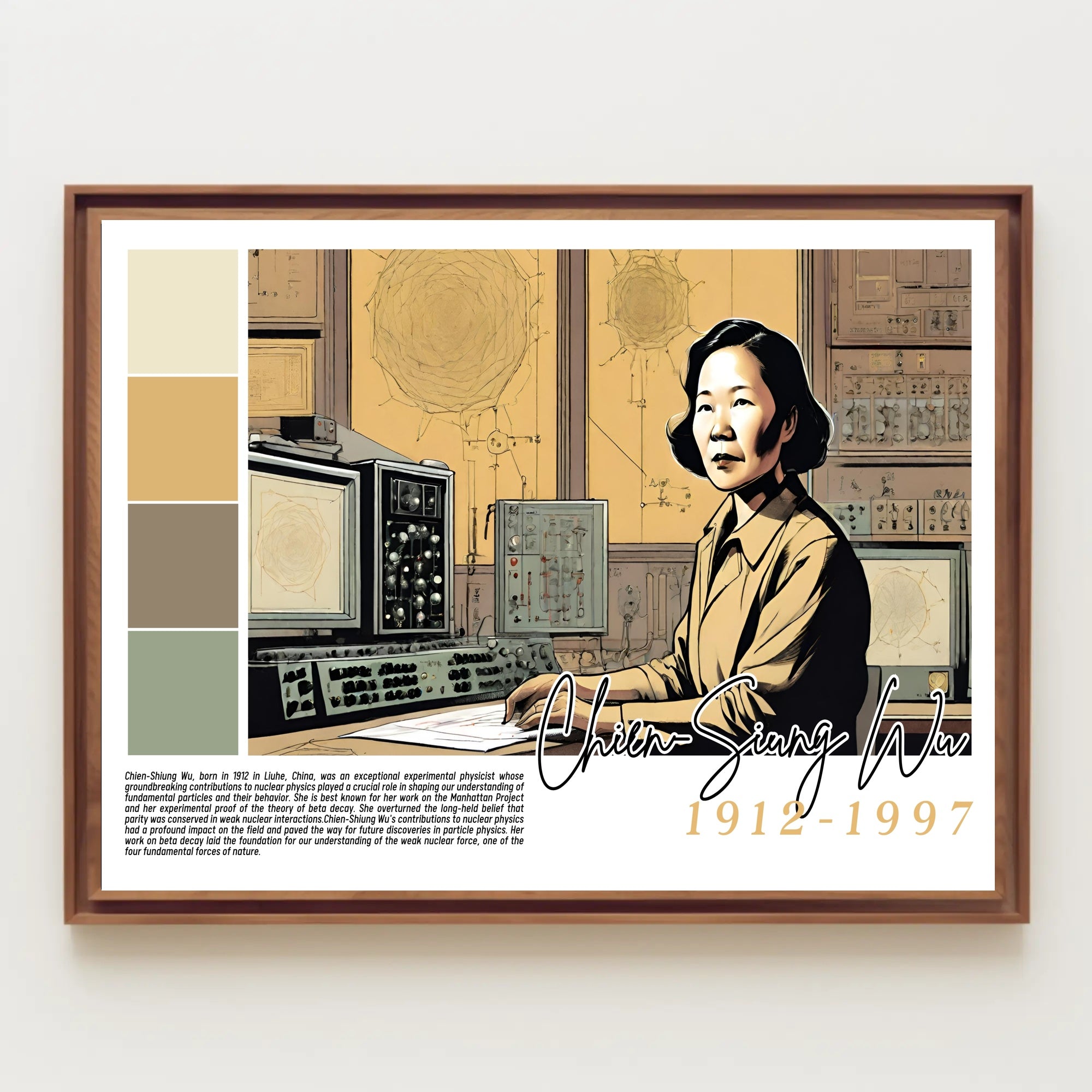 Celebrating Chien-Shiung Wu Poster
