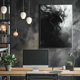 Dark Surreal Tentacle Entity Horror Art Poster PosterGoat