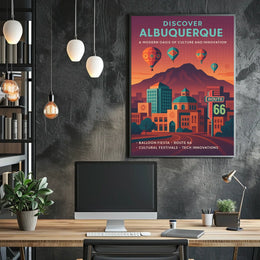 Discover Albuquerque Poster